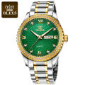 OLEVS Brand Men Fashion Luxury Quartz Watch Stainless Steel Band Day/Date Business Montre Homme Wrist Men Watch